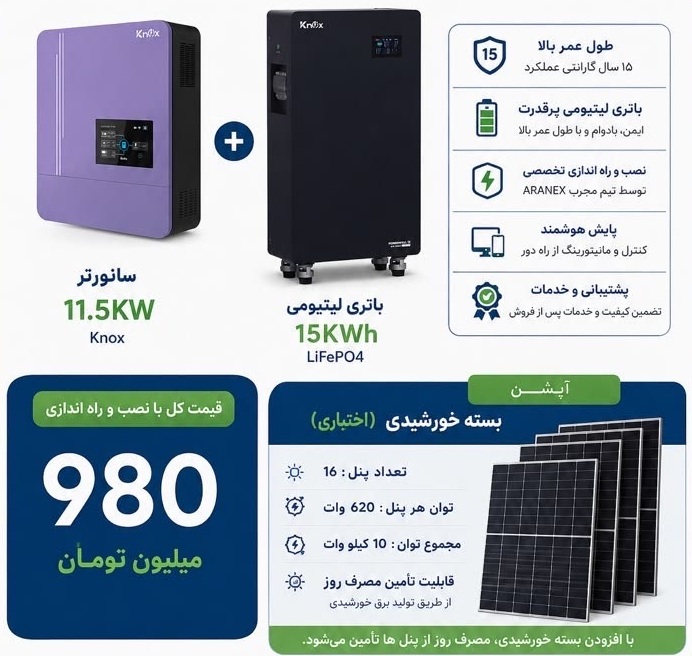 پکیج سه برق اضطراری